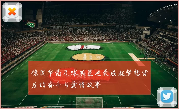 德国华裔足球明星逆袭成就梦想背后的奋斗与爱情故事