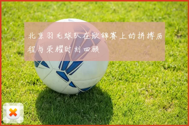 北京羽毛球队在欧锦赛上的拼搏历程与荣耀时刻回顾